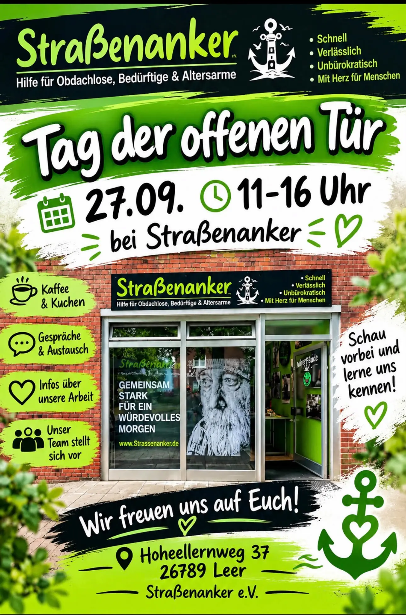 Ein Herz für Ostfriesland - Weihnachtsaktion 2025 zur Unterstützung von Obdachlosen und gegen Altersarmut