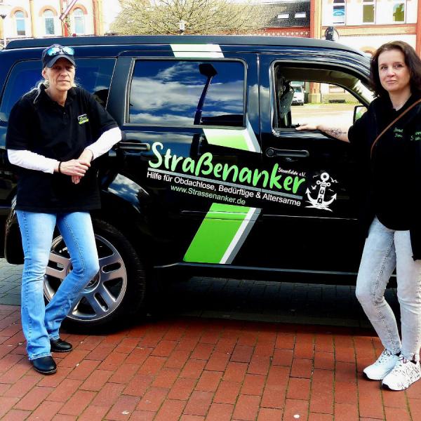 Ilona van Santen und Insa Junker, Gründerinnen von Straßenanker e.V.